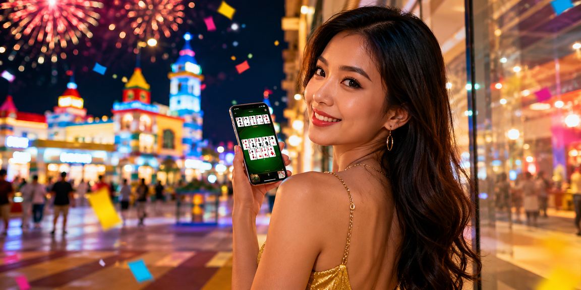 Pemain rummy Malaysia menikmati permainan kad di meja tradisional