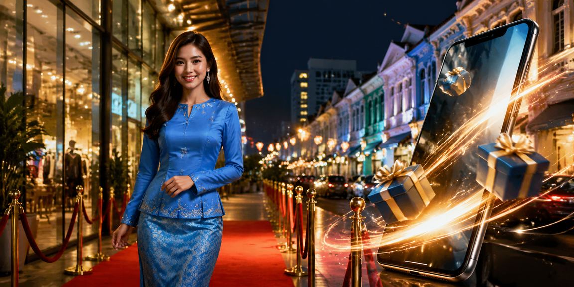 Proses deposit dalam talian gaya baju kurung di Penang